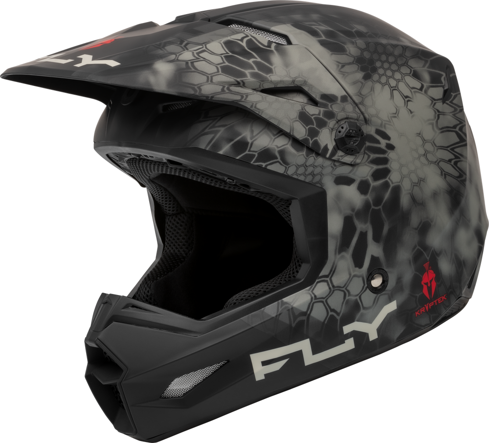 FLY Racing 2024 Kinetic SE Kryptek Offroad Helmet Matte Moss Grey/Black