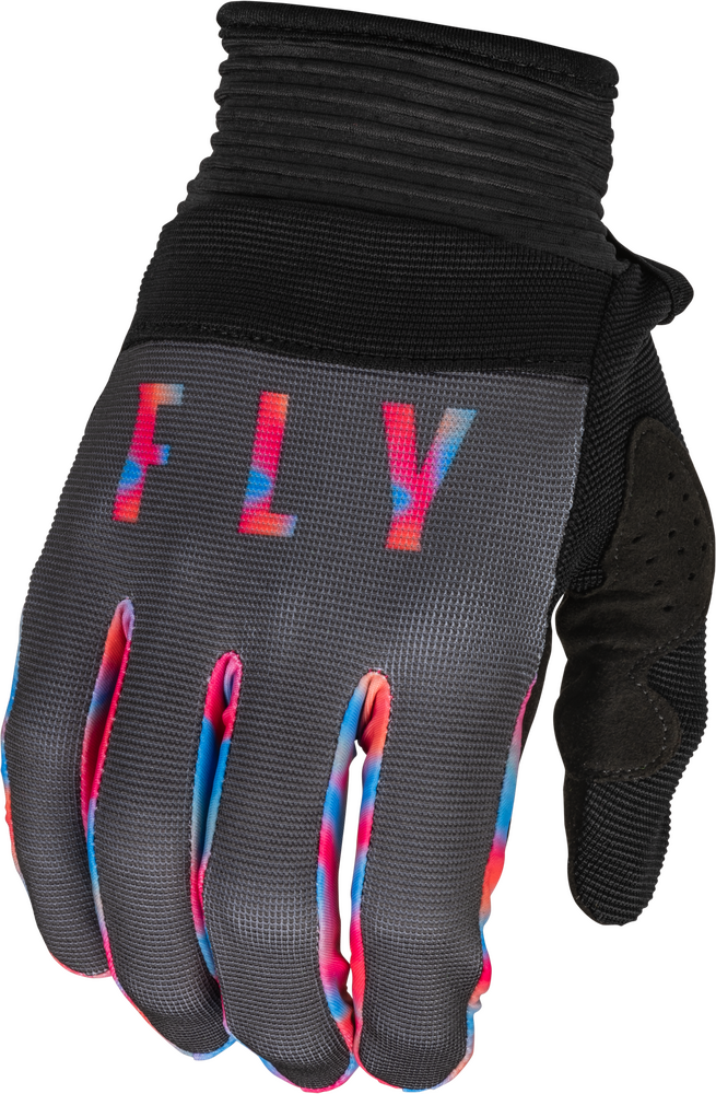 FLY Racing 2023 Youth F-16 Gloves Grey/Pink/Blue
