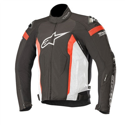 Alpinestars 2019 T-Missile Drystar Jacket Tech-Air Compatible - Black/White/Red Fluorescent