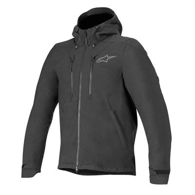 Alpinestars 2019 Domino Tech Shell Zip-Up Riding Hoodie - Black