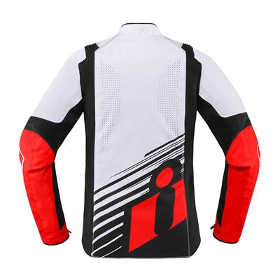 Icon 2019 Womens Overlord SB2 Textile Jacket - Red