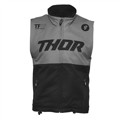 Thor 2021 Warmup Vest - Black/Charcoal