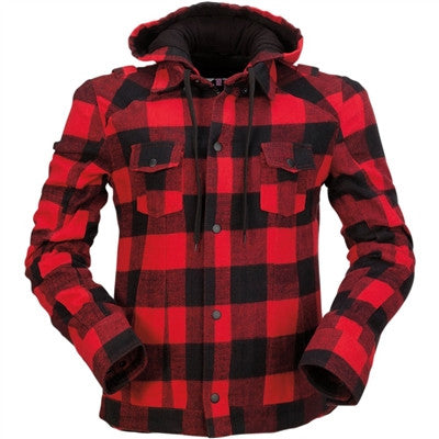 Z1R 2020 Womens Timberella Flannel Moto Shirt - Red/Black/White