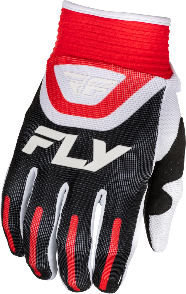 FLY Racing 2025 Youth F-16 Gloves Black/Red/White