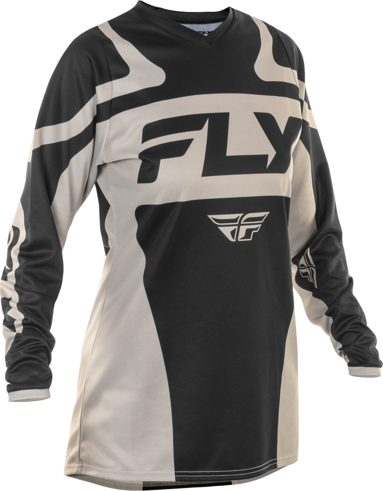 FLY Racing 2025 Womens F-16 Jersey Black/White
