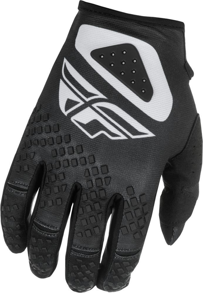 FLY Racing 2025 Youth Kinetic Sym Gloves Black/White