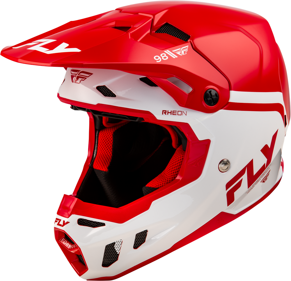 FLY Racing 2025 Formula CC Objective Helmet Red/White