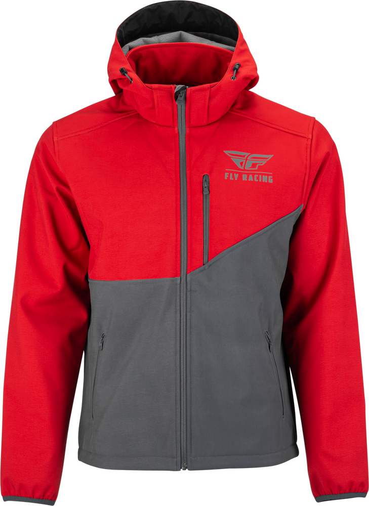 FLY Racing Checkpoint Jacket Grey/Red