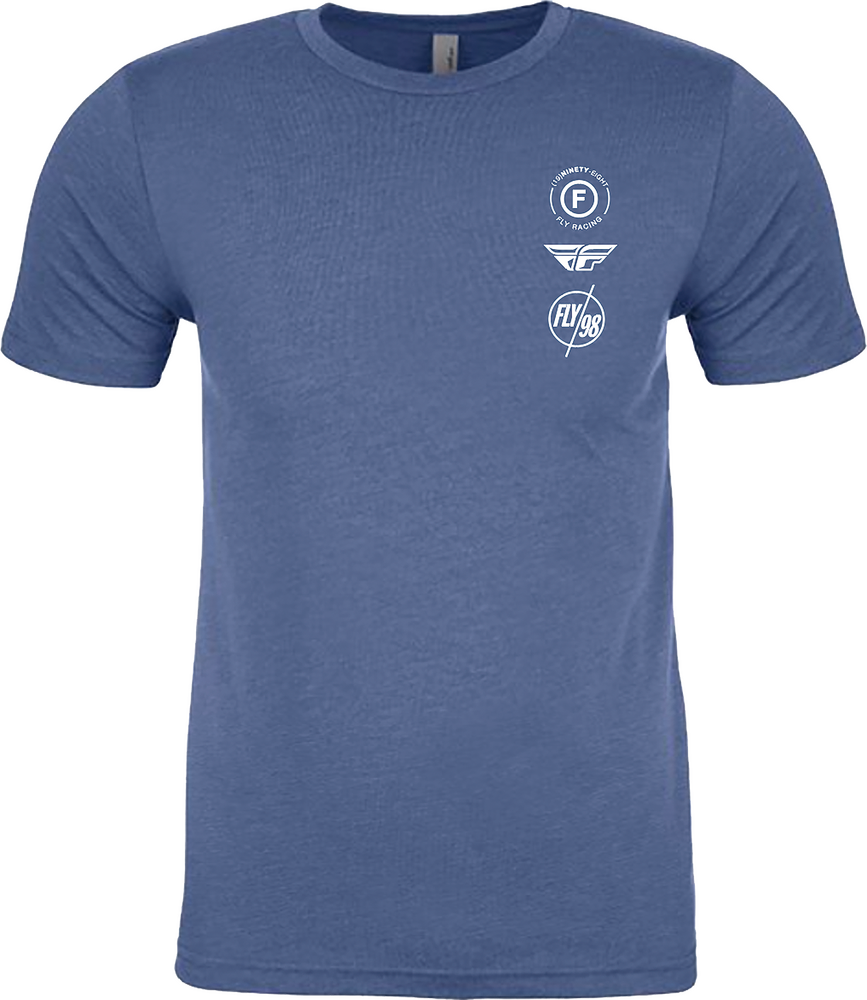 FLY Racing FLY Atom Tee Cool Blue Heather