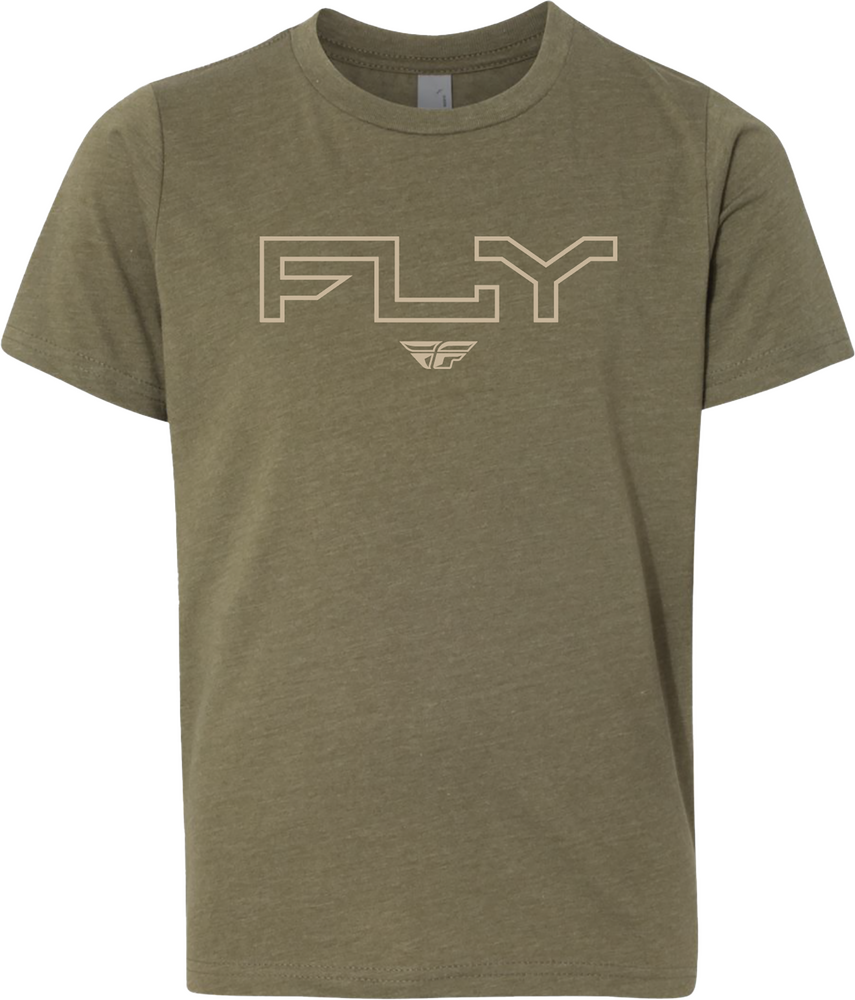 FLY Racing Youth FLY Edge Tee Military Green