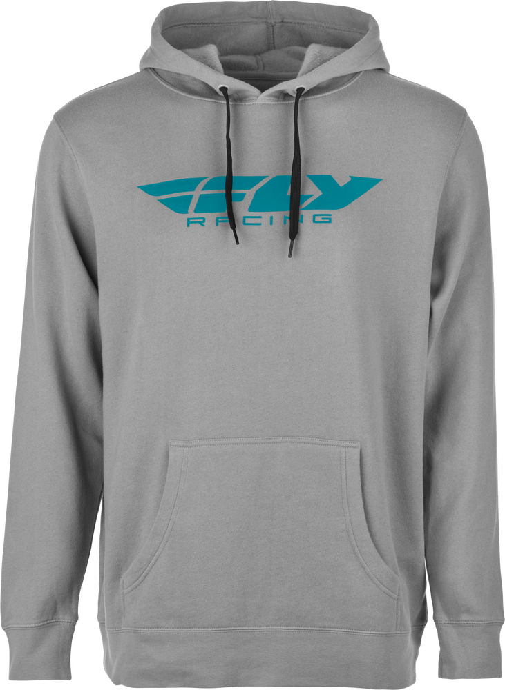 FLY Racing FLY Corporate Pullover Hoodie Grey/Blue
