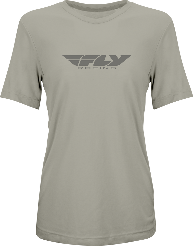 FLY Racing Womens FLY Origin Corp Tee Stone Heather