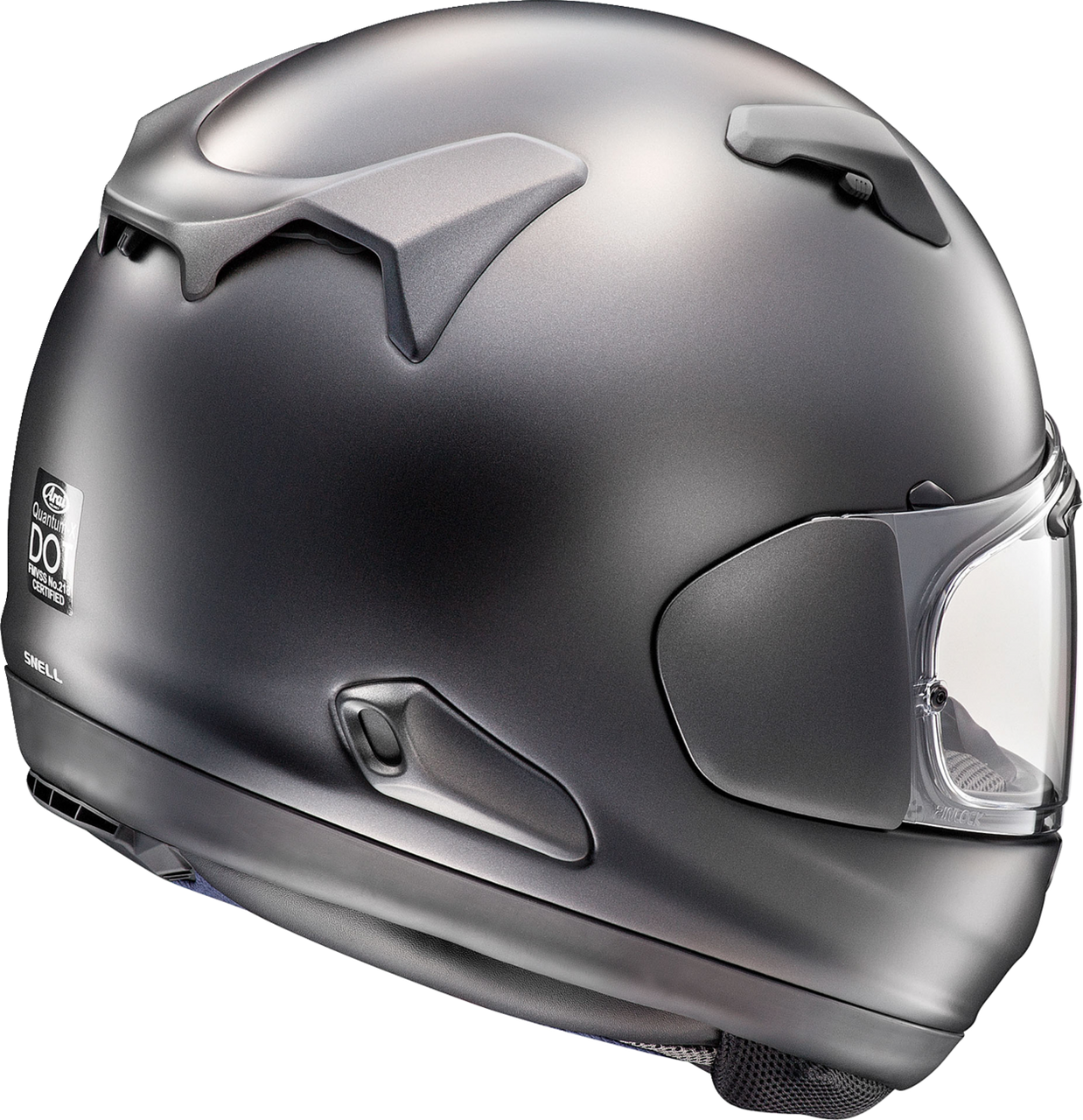 Arai Quantum-X Solid Full Face Motorcycle Helmet Black Frost