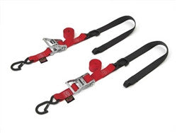 Powertye 1 1/2” Fat Ratchet Straps With Soft Tye And Secure Hooks