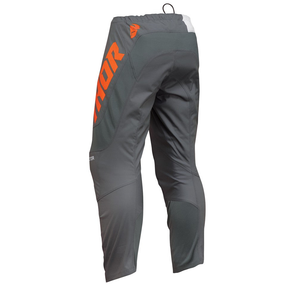 Thor 2024 Youth Sector Checker Pant - Charcoal/Orange