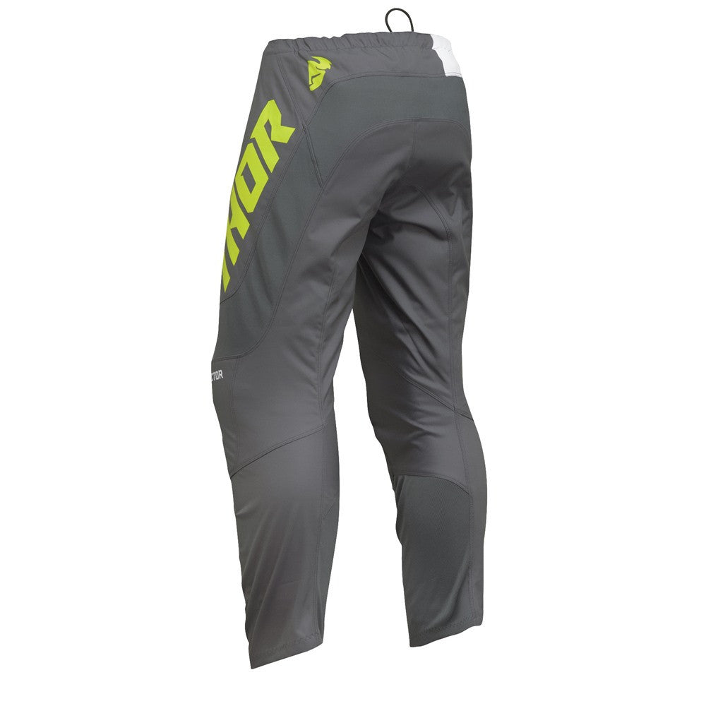Thor 2024 Youth Sector Checker Pant - Gray/Green