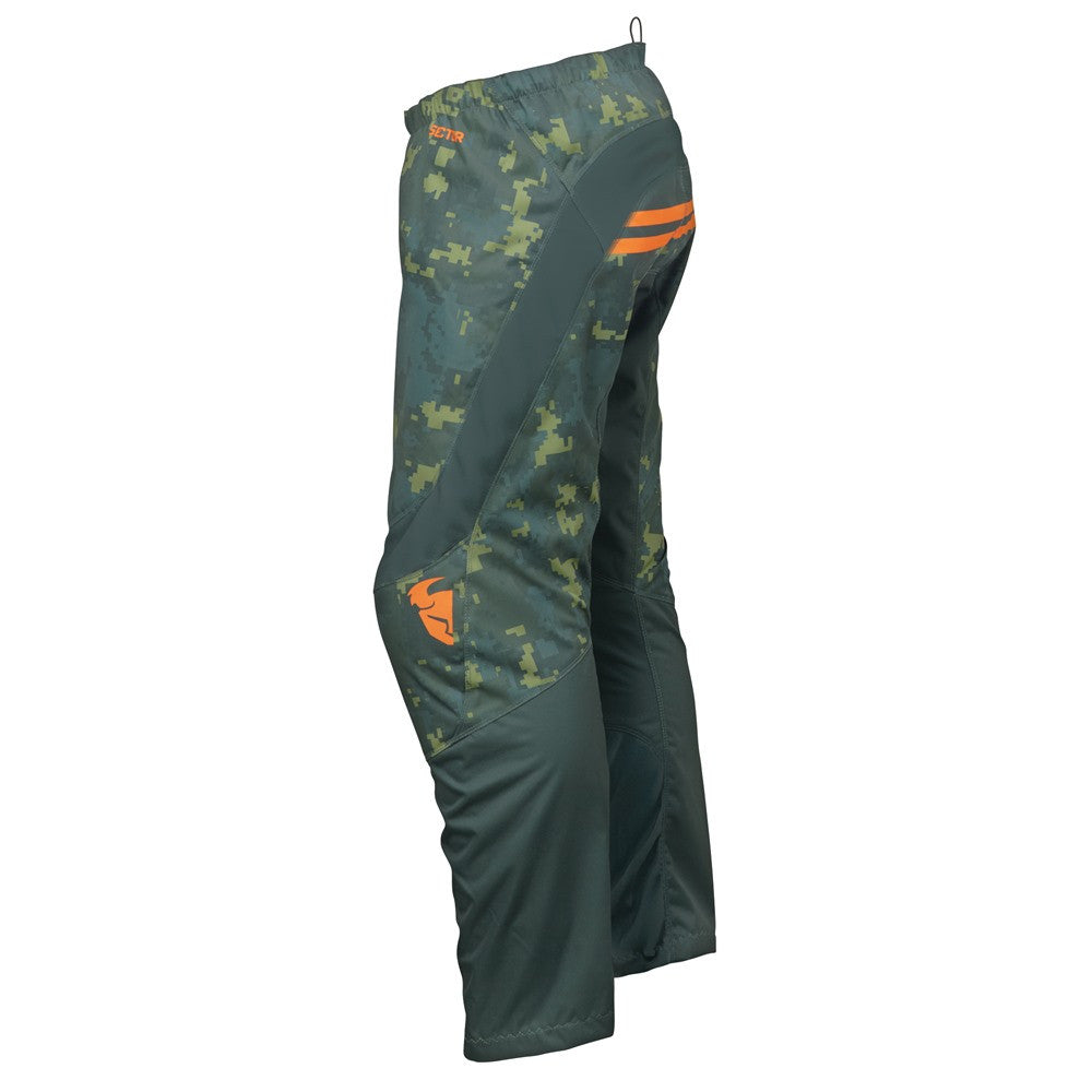 Thor 2024 Youth Sector Digi Pant - Green/Charcoal