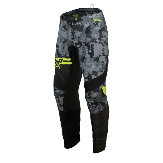 Thor 2024 Youth Sector Digi Pant - Black/Charcoal
