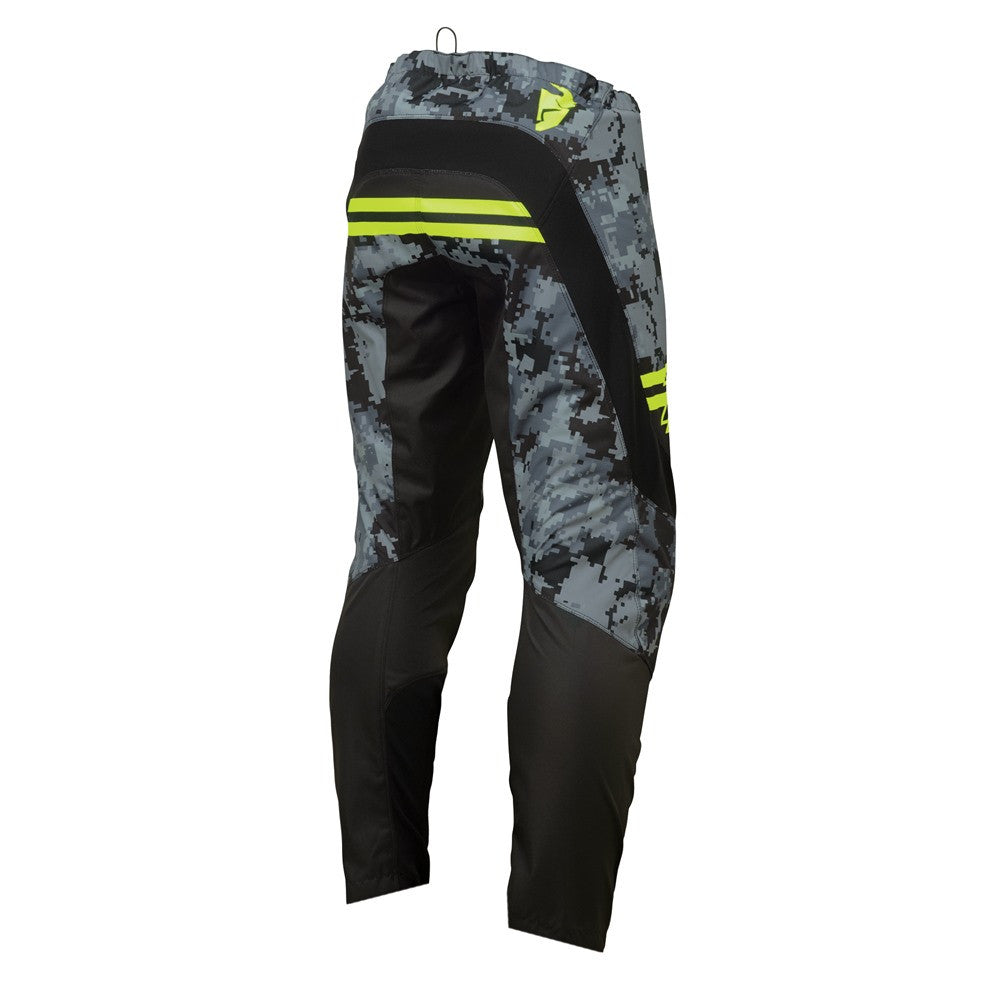 Thor 2024 Youth Sector Digi Pant - Black/Charcoal