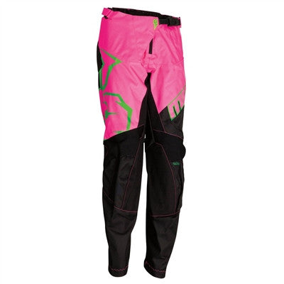 Moose Racing 2021 Youth Qualifier Pants - Black/Pink/Green