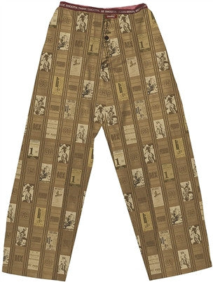 Smooth Industries Mens MX Vintage Lounge Pant - Brown