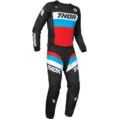 Thor Pulse Racer Black/Red/Blue Jersey Pant Combo