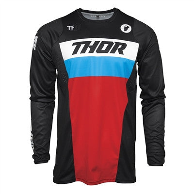 Thor 2021 Pulse Racer Jersey - Black/Red/Blue