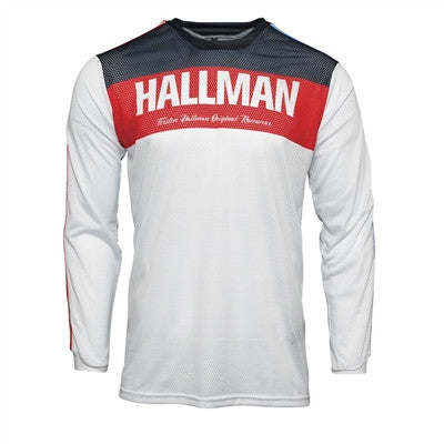 Thor 2022 Hallman TAPD Air Jersey - Red/White/Blue