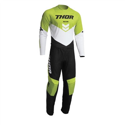 Thor Sector Chev Jersey and Pant Combo Black/Green
