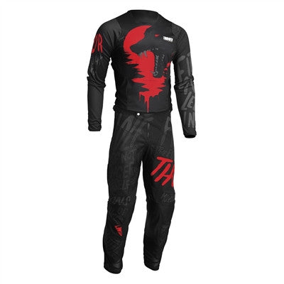 Thor Pulse Counting Sheep Jersey and Pant Combo Black/Red