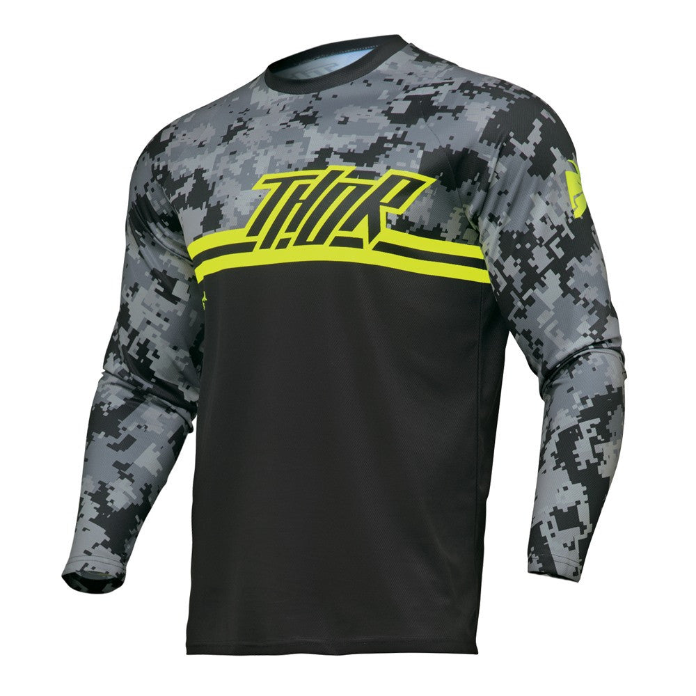 Thor 2024 Youth Sector Digi Jersey - Black/Charcoal
