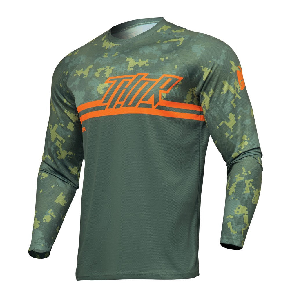 Thor 2024 Sector Digi Jersey - Green/Camo