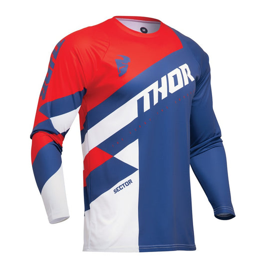 Thor 2024 Sector Checker Jersey - Navy/Red
