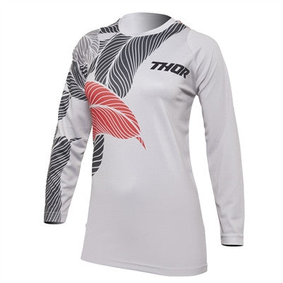 Thor 2022 Womens Sector Urth Jersey - Grey/Coral