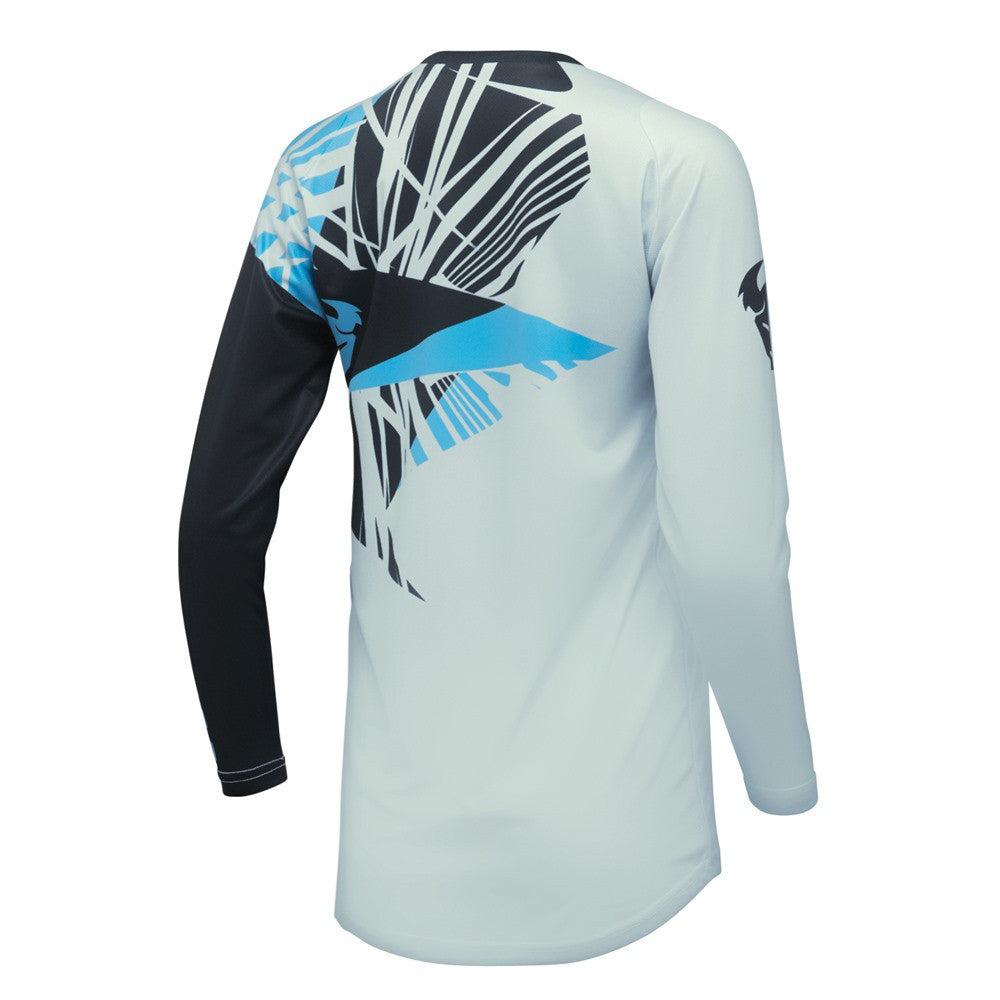 Thor 2024 Womens Sector Split Jersey - Starlight Blue/Black