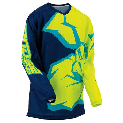 Moose Racing 2021 Youth Qualifier Jersey - Navy/Yellow/Teal