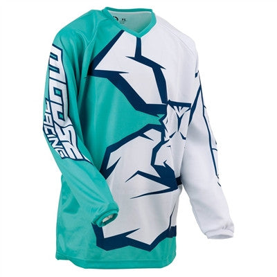 Moose Racing 2021 Youth Qualifier Jersey - Mint/White/Navy