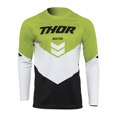 Thor 2022 Youth Sector Chev Jersey - Black/Green