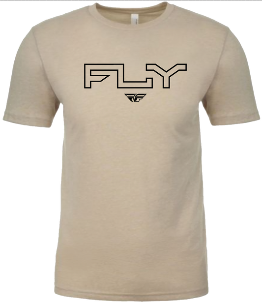 FLY Racing FLY Edge Tee Cream