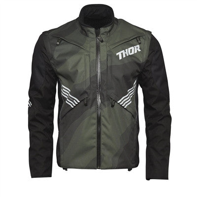 Thor 2022 Terrain Offroad Jacket - Green/Camo