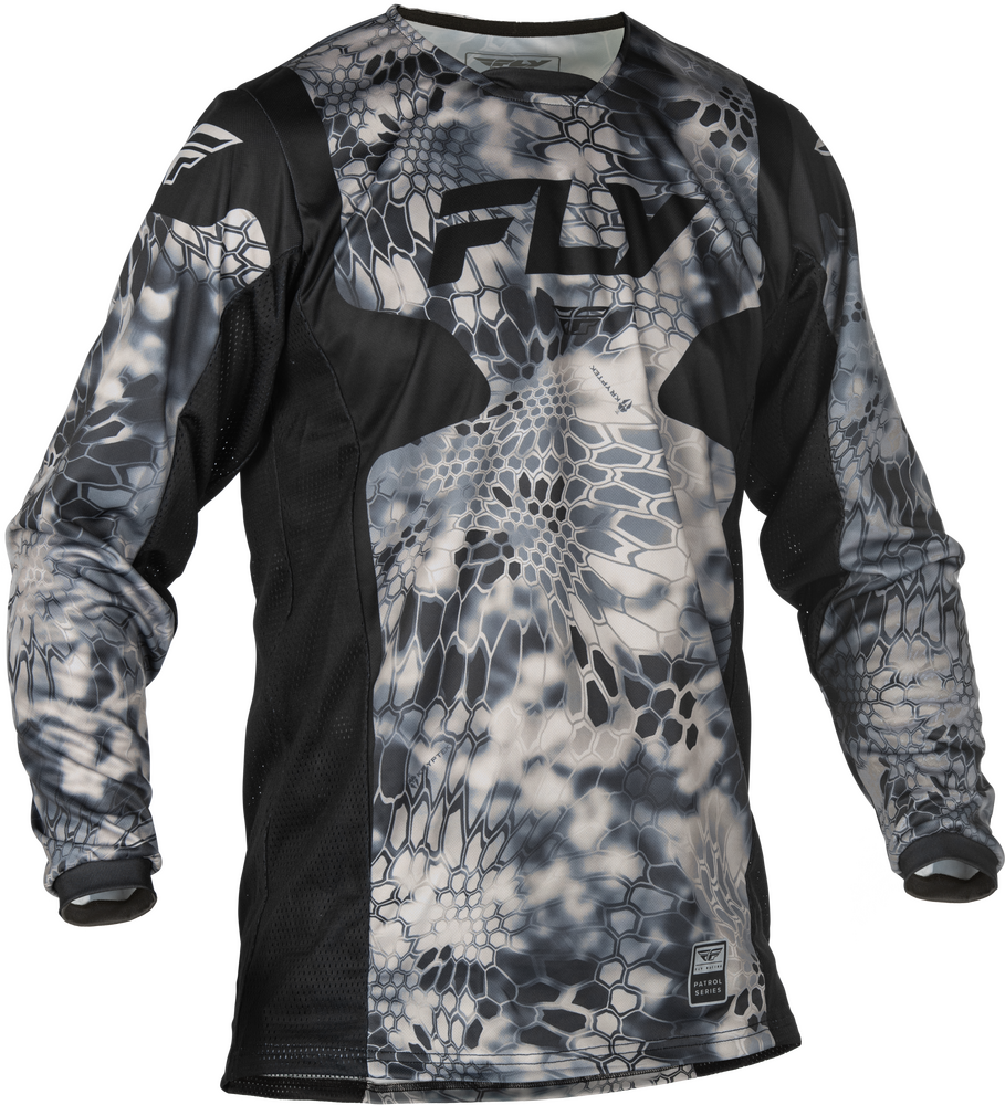 FLY Racing 2025 Patrol Kryptek Jersey Grey/Black