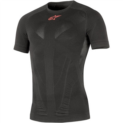 Alpinestars Tech Top Short Sleeve Summer Base Layer - Black/Red