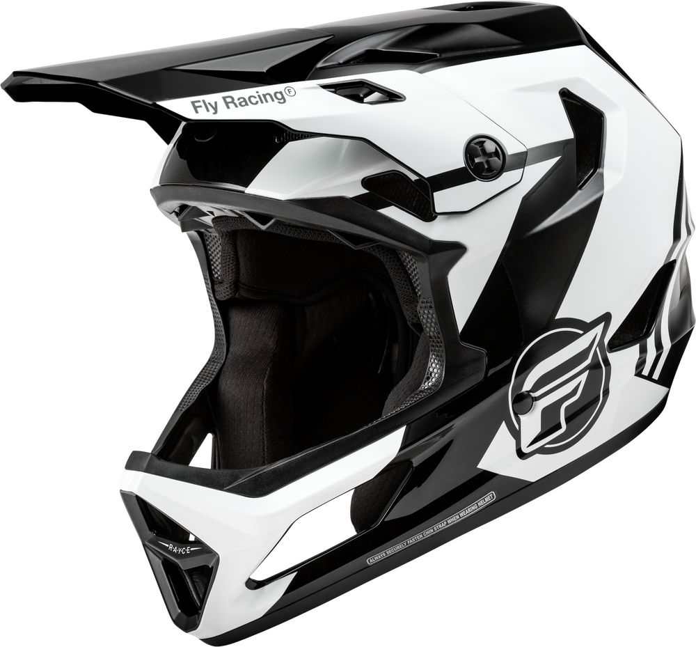 FLY Racing 2025 Rayce Bicycle Helmet Black/White/Grey
