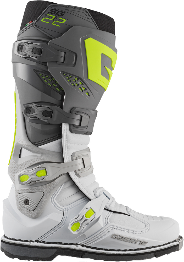 Gaerne SG22 Offroad Boots Anthracite/White/Grey