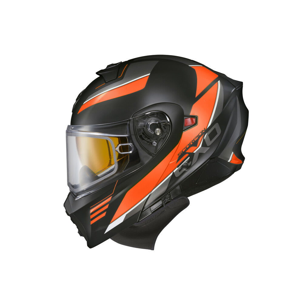 Scorpion EXO-GT930 Cold Weather Dual Pane Snow Helmet Modulus Orange