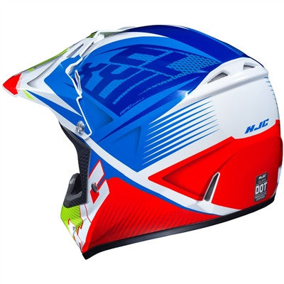 HJC 2020 Youth CL-XYII Ellusion MC23 Offroad Helmet - Blue/Red/Yellow