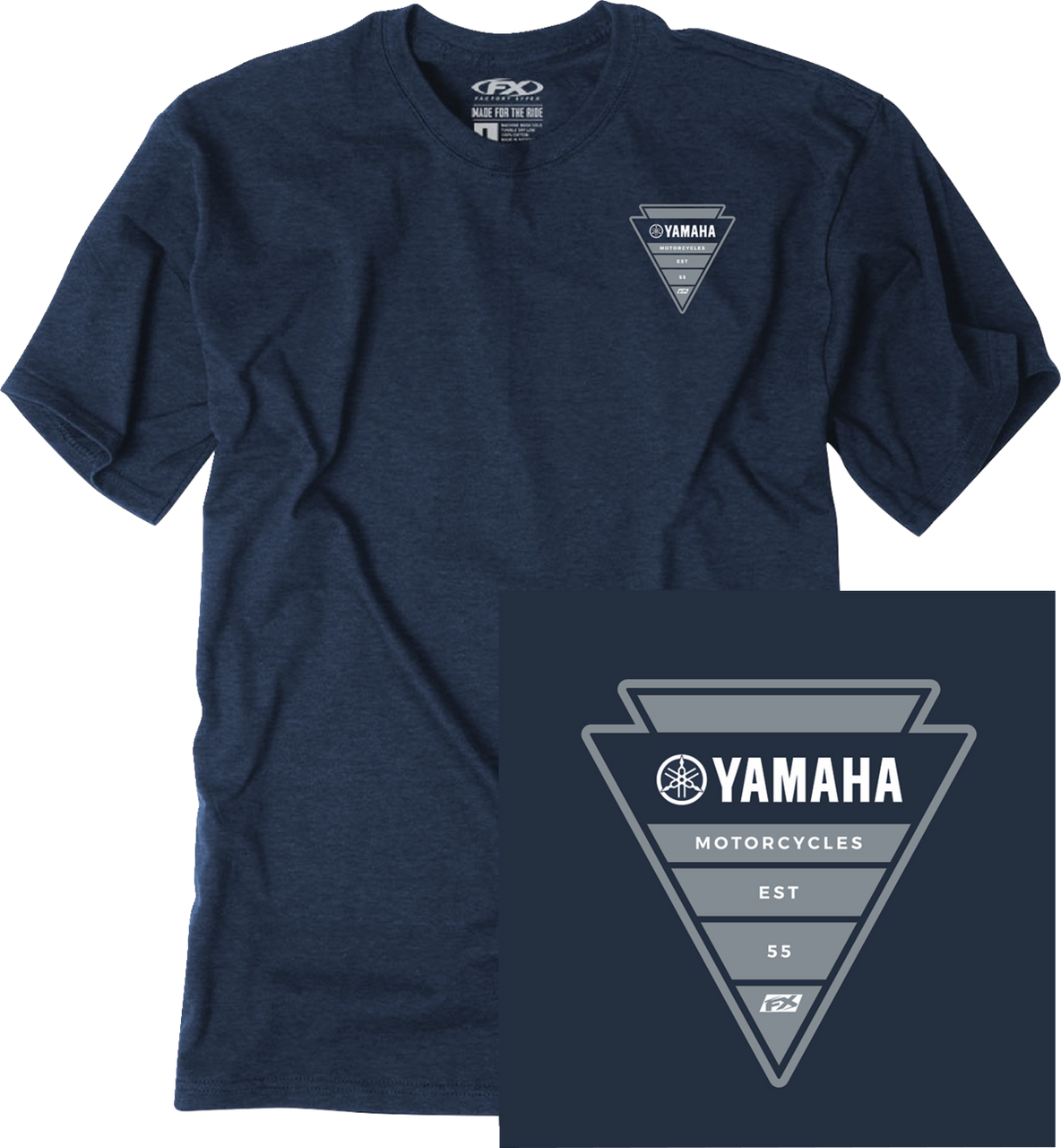 Factory Effex Yamaha Arrow T-Shirt Navy
