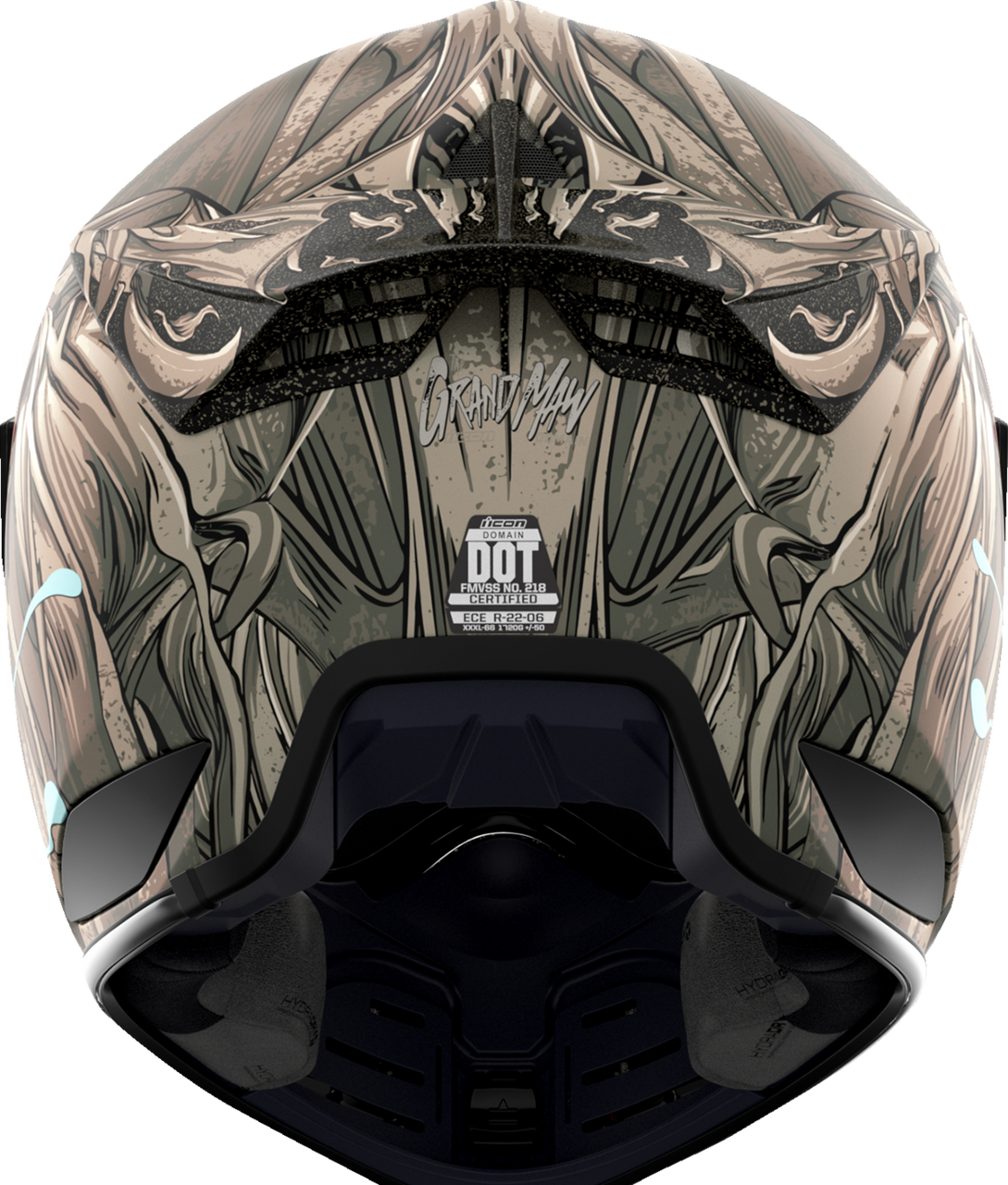 Icon Domain Helmet Grand Maw Gray