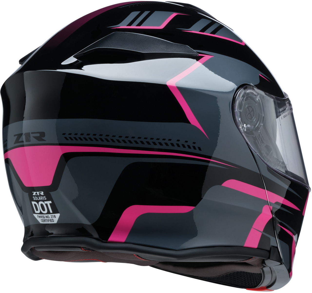 Z1R Solaris 2.0 Slater Modular Helmet Black/Pink
