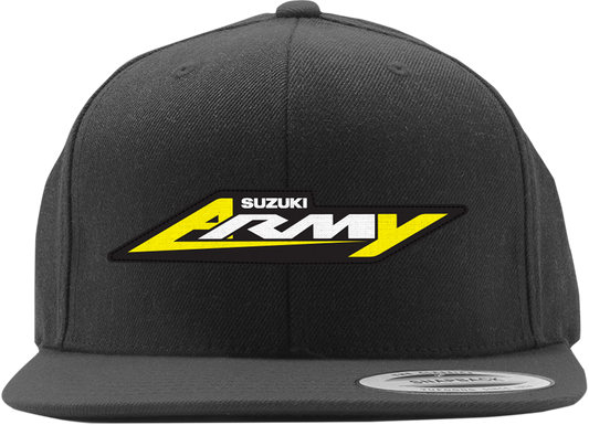 Factory Effex Suzuki Army Youth Snapback Hat Black